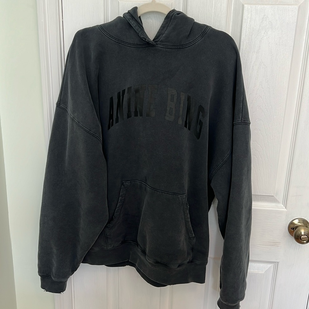 Anine Bing Black Hoodie